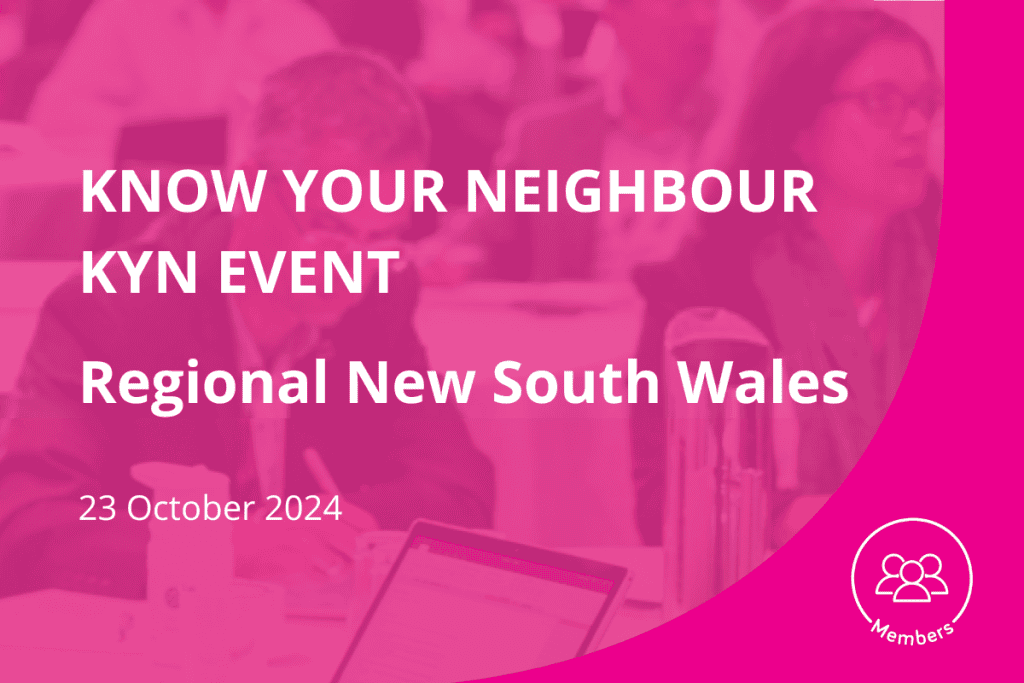 New South Wales members are invited to join us for our next KYN event, hosted by Hunter Water.